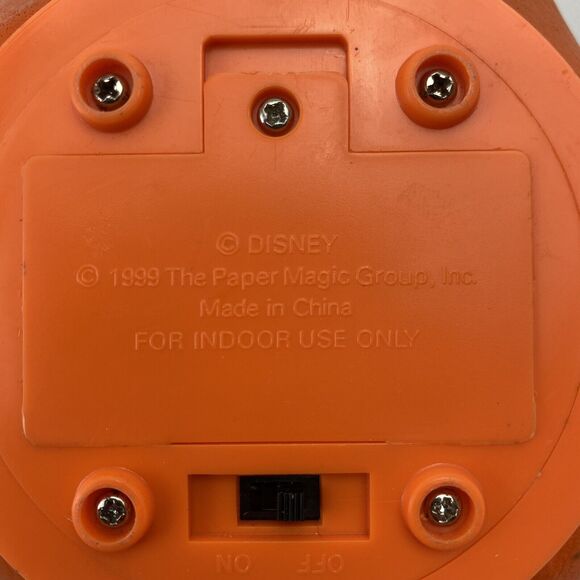 Winnie the Pooh Piglet Light Up Foam Jack O Lantern Pumpkin 1999 Disney Electric - Picture 4 of 4